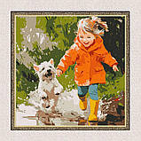 Картина за номерами Люди. Весела прогулянка 40*40 см Ідейка KHO 8635, фото 5