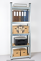 Стеллаж 180×60×30 см металевий оцинкований | Space Max