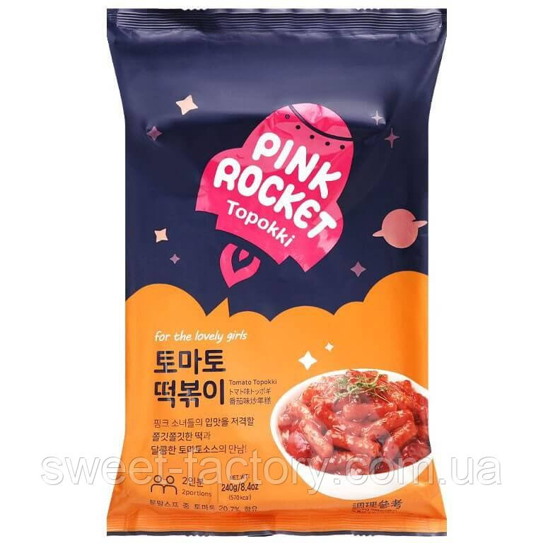 Топоккі Pink Pocket Topokki Tomato 240g, фото 1