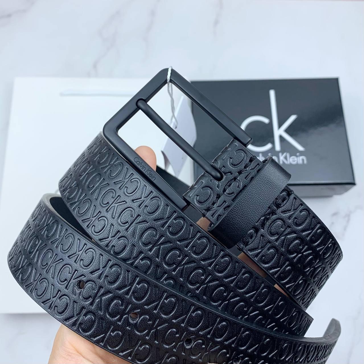 Чоловічий чорний ремінь Кельвін Кляйн, фото 1