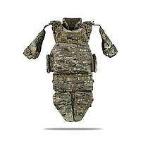 Бронежилет Militex Modular X-1 з балістичним пакетом (1 клас) | Multicam | Cordura USA | Розмір XL