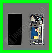 Дисплей модуль Samsung SM N985 OLED Note 20 Ultra Black 2020 (оригінальний розмір матриці) у зборі з рамкою