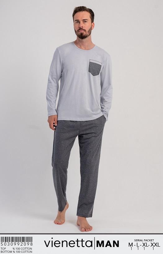 Чоловічі піжами з довгими штанами 503099, фото 1