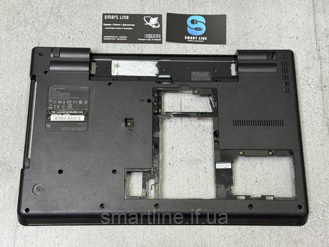 Нижня частина корпусу піддон корито для ноутбука Lenovo ThinkPad E520 | 60.4MI04.003, фото 1