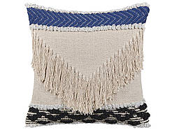 Декоративна подушка в стилі бохо SOFCA 45 x 45 см Геометричний візерунок