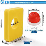 Комплект кришки повітряного фільтра 595660 / 799579 для Briggs & Stratton 450E, 500E, 550E, фото 3