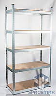 Стелаж металевий 180×60×40 оцинкований самозбірний | Space Max