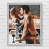 Алмазна мозаїка/вишивка Пристрасний ранок 18+ 40*50 см Ідейка AMO 8171, фото 6