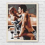 Алмазна мозаїка/вишивка Пристрасний ранок 18+ 40*50 см Ідейка AMO 8171, фото 7