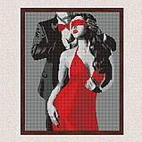 Алмазна мозаїка/вишивка Пристрасна пара. 18+ 40*50 см Ідейка AMO 8177, фото 3