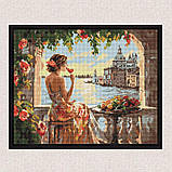 Алмазна мозаїка/вишивка Вид на мрію 40*50 см Ідейка AMO 8185, фото 4