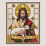 Алмазна мозаїка/вишивка Релігія. Геометрія благодаті 40*50 см Ідейка AMO 8198, фото 5