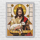 Алмазна мозаїка/вишивка Релігія. Геометрія благодаті 40*50 см Ідейка AMO 8198, фото 6