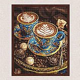Алмазна мозаїка/вишивка Кавова естетика 40*50 см Ідейка AMO 8203, фото 3