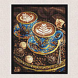 Алмазна мозаїка/вишивка Кавова естетика 40*50 см Ідейка AMO 8203, фото 4