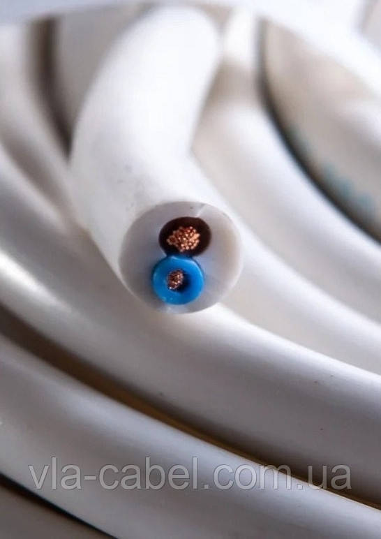 Провід мідний ПВС 2х1.5 круглий гнучкий Одеса ГОСТ (бухта 100м), фото 1