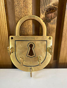 Ключниця "Замок" з латуні 10х13,5 см Stilars Італія 73