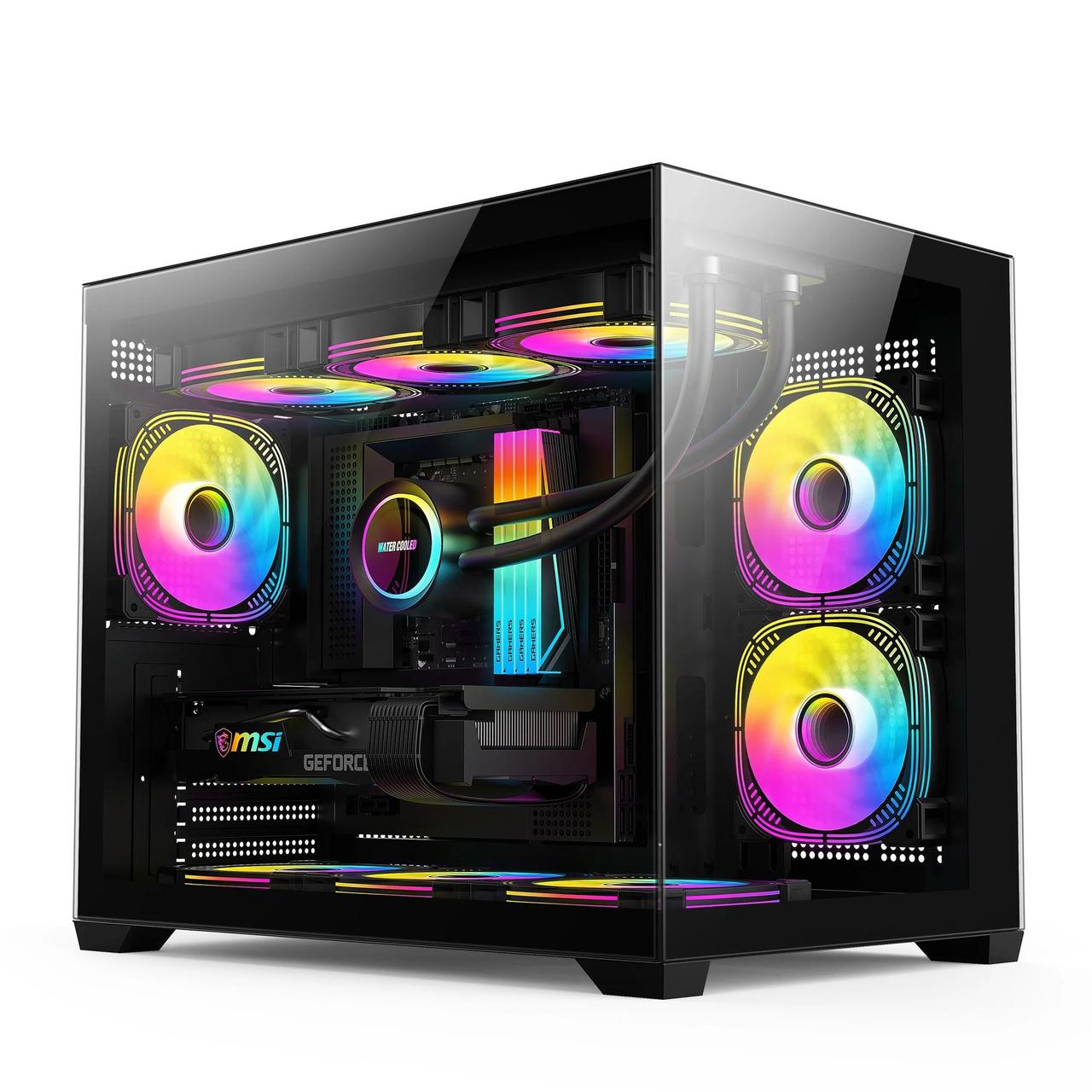 Корпус GTL Gaming Abyss Black (GTLN285M) без БЖ, фото 1