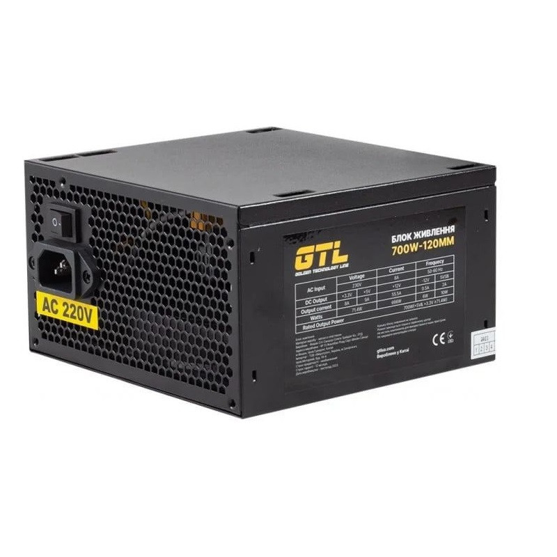 Блок живлення GTL Gaming Star (GTLGS700BK) 700W, фото 1