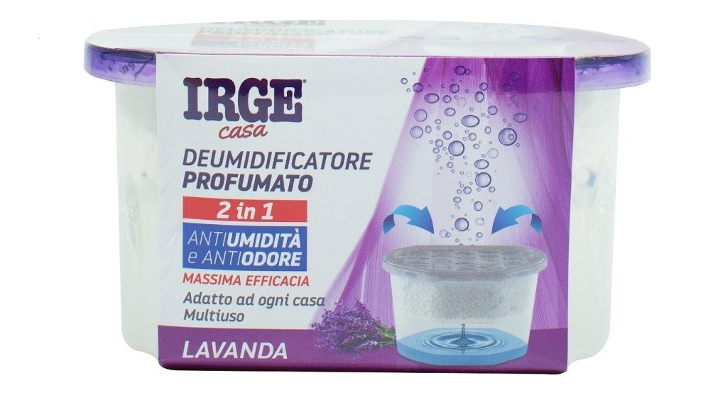 Поглинач запаху та вологи Irge 2 in 1 Lavanda 400 мл, фото 1