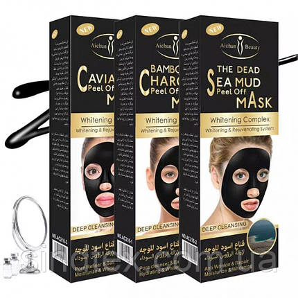 Маска для обличчя від чорних цяток Aichun Beauty The Dead Sea Mud, 120мл, фото 2