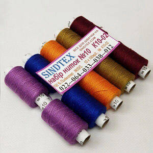 Набір # 02 - Нитки джинсові, високої міцності # 10