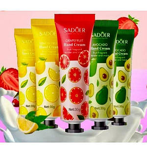 Набір 5в1 зволожувальних кремів для рук Sadoer
