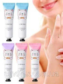 Набір кремів для рук 5в1 Luofmiss "Котик", фото 2