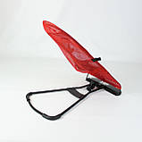 Дитячий шезлонг качалка до 13 кг (70х58х39см) Червоний / Шезлонг для новонароджених / Крісло качалка дитяча, фото 8