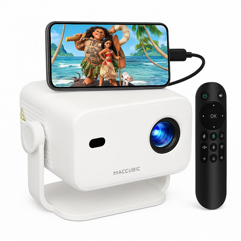 Портативний проектор 4K (1/8Gb) WIFI, Android 11, MAGCUBIC LO18 / Смарт-проектор / Мультимедійний проектор, фото 1