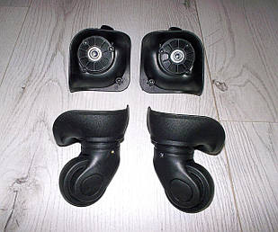 Комплект коліс для валізи поворотні 70*75 Н95мм