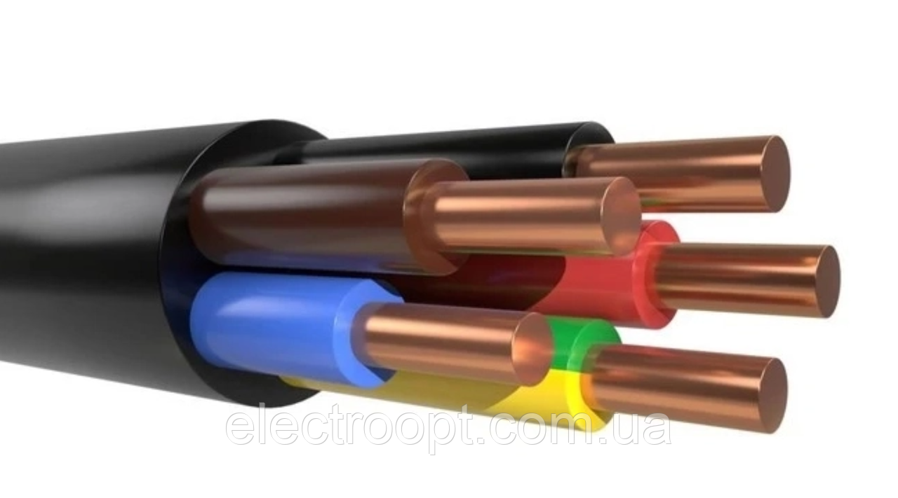 Кабель ВВГнг-П LS 5х4 повномірний Gal-Kat