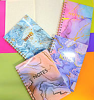 Тетрадь А5 спирали в клетку