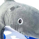 М`яка іграшка Акула Тралалеро Тралала плюш Копиця 50*20*12см (00515-1), фото 7