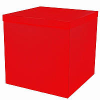 Коробка-сюрприз для кульок (червона) 70х70х70