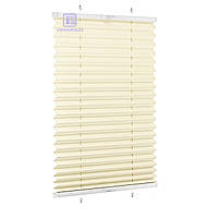 Штора плиссе Жалюзи тканевые 2079 Айвори