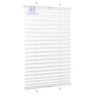 Штора плиссе Жалюзи тканевые 0800 Белый