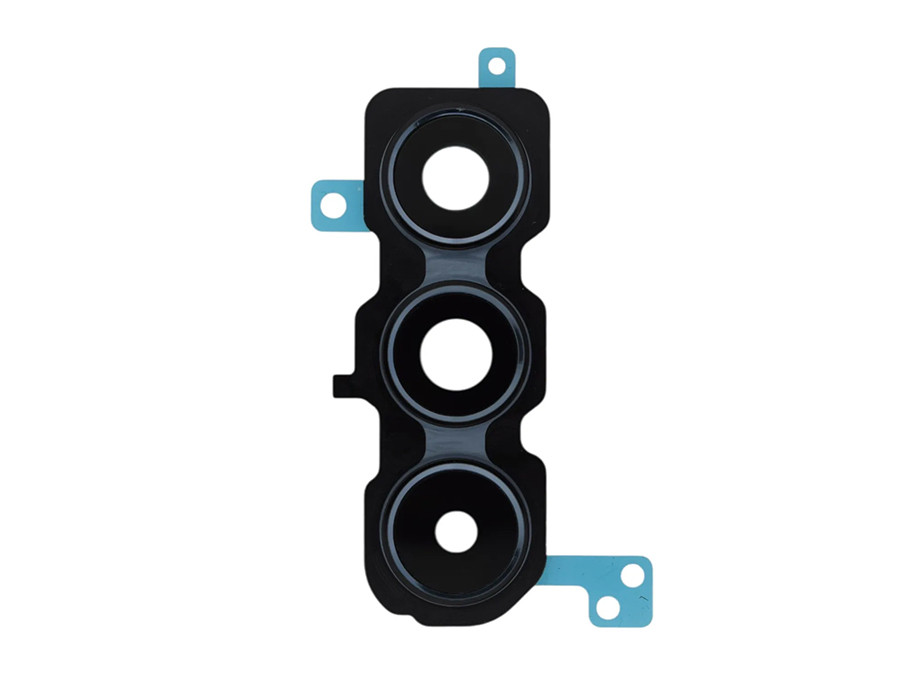 Скло камери для Samsung A55 (A556) + рамка синя, фото 1