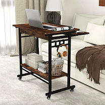 Комп'ютерний стіл Costway Otto з висувною підставкою для клавіатури, фото 4