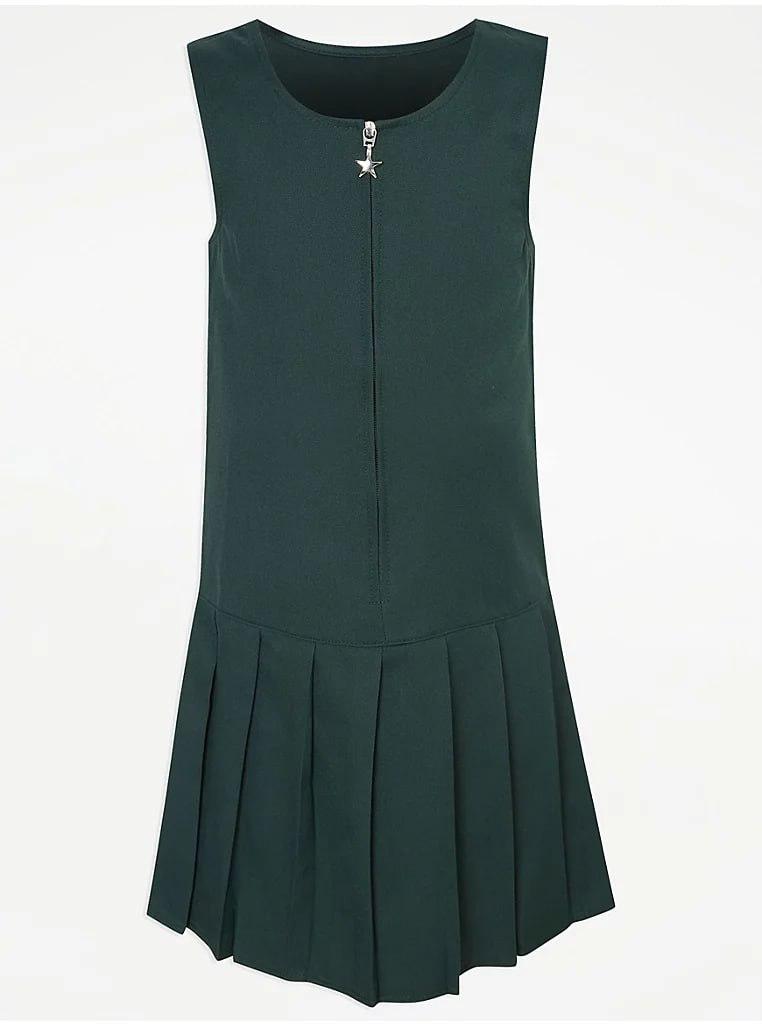 Шкільний сарафан для дівчинки George темно-синій з тефлоновим покриттям костюмна тканина 110-116, фото 1