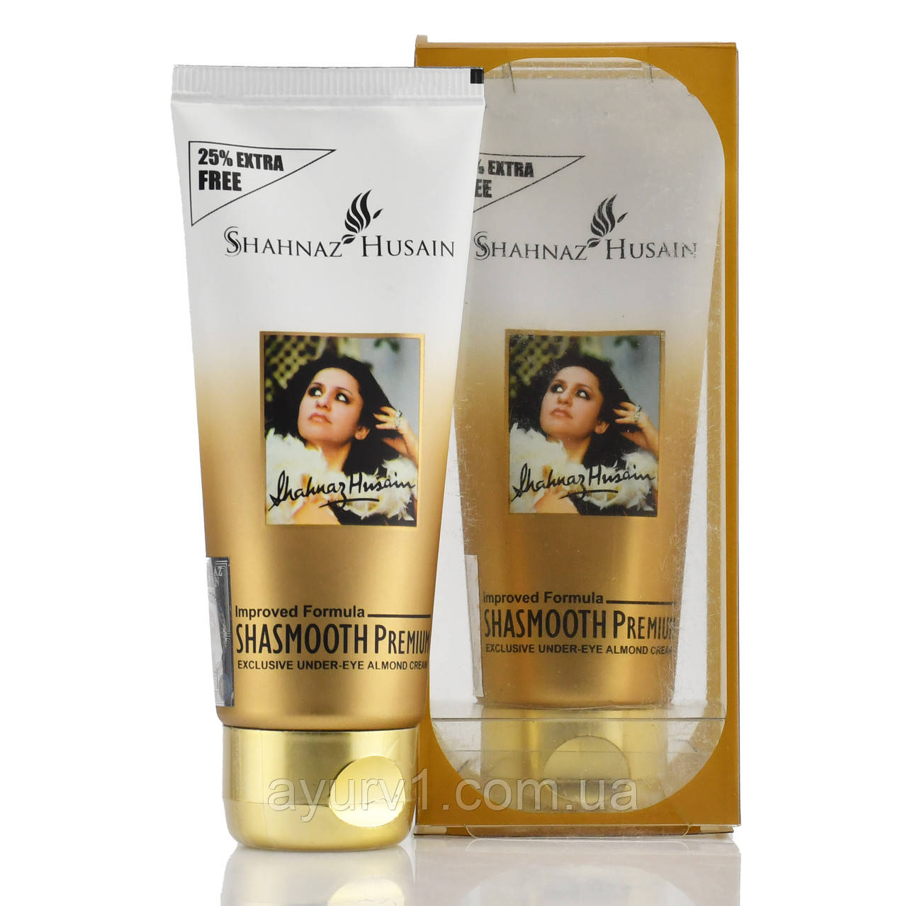 Мигдальний крем для догляду за шкірою навколо очей, Shahnaz Husain Shasmooth Plus Almond Under Eye