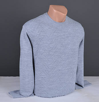 Чоловічий джемпер сірий | Чоловічий светр Туреччина 9310