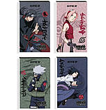 Блокнот-планшет Kite A6, 50 арк., чисті аркуші, Naruto, фото 2
