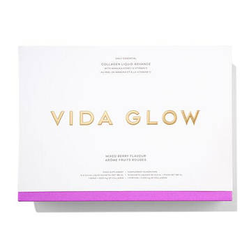VIDA GLOW Collagen Liquid Advanced Mixed Berry з медом манука і вітаміном C, рідкий колаген 15×12,4 мл