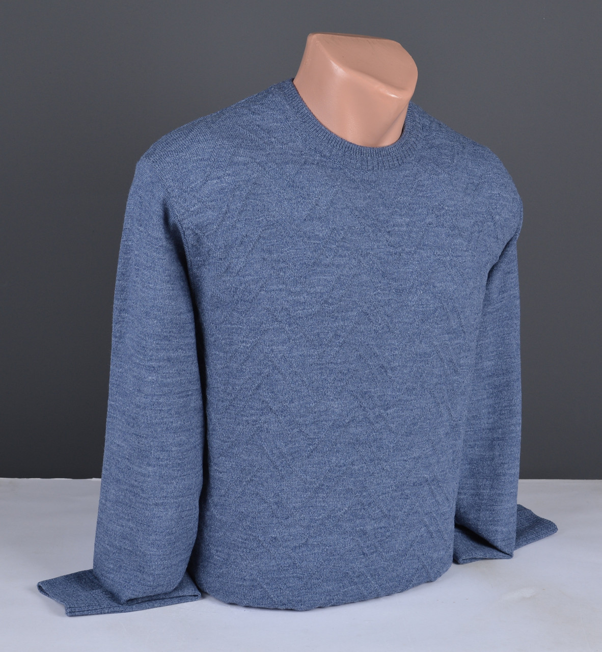 Чоловічий джемпер синій | Чоловічий светр Туреччина 9313, фото 1