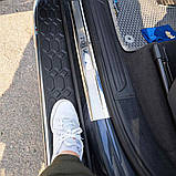 Бокові пороги BlackLine (2 шт, алюміній) для Volkswagen Touareg 2010-2018 рр, фото 10