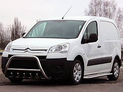 Кенгурятник WT003 (нерж.) 60 мм для Citroen Berlingo 2008-2018 рр