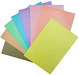 Картон кольоровий пастельний А4 Mandarin, 8 арк., 8 кольорів, односторонній, фото 2