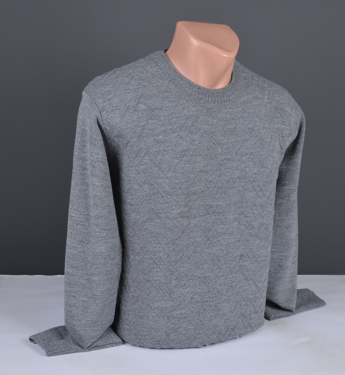 Чоловічий джемпер темно-сірий | Чоловічий светр Туреччина 9315, фото 1