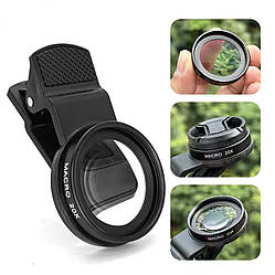 Макро лінза об'єктив на телефон 37мм 15X макрооб'єктив 4K HD